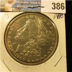 1900 P U.S. Morgan Silver Dollar, Gem BU.