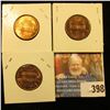 Image 2 : 1973 P, D, & S Red Gem BU Lincoln Cents.