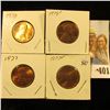 Image 1 : 1977 P, D, 78 P, & D Red Gem BU Lincoln Cents.