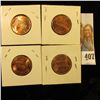 Image 2 : 1986 P, D, 88 P, & D Red Gem BU Lincoln Cents.