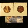 Image 2 : 2009 P & D Standing next to Capitol Red Gem BU Lincoln Cents.