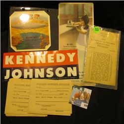 Advertising Ink blotter "$1 Opens an Account…The Bank on the Square Farmers Savings and Trust Compan