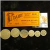 Image 2 : (6) Different Good for Tokens from Iowa and Wyoming; & an old, but Mint condition "$2.00 Dairy Coupo