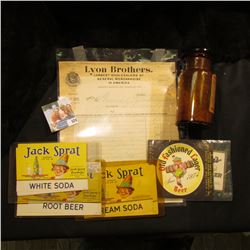 1904 Lyon Brother Largest Wholesaler of General Merchandise in America…Chicago  invoice with adverti