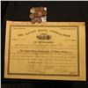 Image 1 : Sept. 23, 1905 2 1/2 Shares of "The Tipton Hotel Association of Tipton, Iowa", Iowa State Seal in up