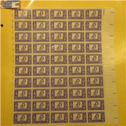 Mint Sheet of 50 Four Cent Stamps United States Postage  The American Woman ; & 1932 Mint Sheet of 1