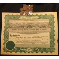 1916 era "Walter herring Motor Cultivator  Mfg. Company Shawnee, Oklahoma" depicts orchards, Dams, f