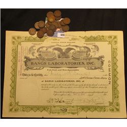 May 11, 1914 "Bangs Laboratories, Inc." Incorporated Under the Laws of Delaware. This company was fa
