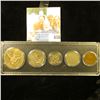 Image 2 : Five-Piece Type Set of U.S. Coins in a Snaptite case, includes 1905 VG Indian Cent, 1909 Liberty Nic