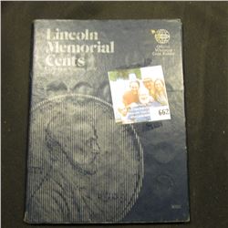 1940-80 Partial Set of Lincoln Cents in a blue Whitman folder. Includes a 1977 Canada Cent, and seve