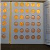 Image 5 : 1940-80 Partial Set of Lincoln Cents in a blue Whitman folder. Includes a 1977 Canada Cent, and seve