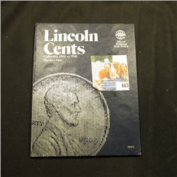 1909-40 Partial Set of Lincoln Cents in a blue Whitman folder.