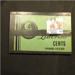 Meghrig Album with sliding sleeves containing some cents dated between 1941-60.