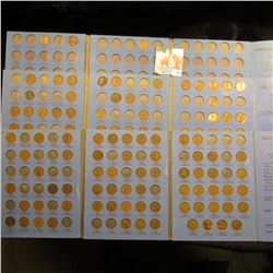 (3) Whitman coin folders with Lincoln cents dating back to 1909 P VDB up to 72, includes some high g