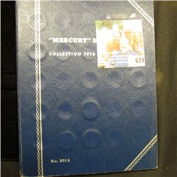 1917-45 Partial Set of Mercury Dimes in a Whitman folder. (31 pcs.).