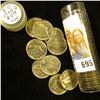 Image 2 : 1955 D Original Gem BU Roll of Jefferson Nickels in a plastic tube.