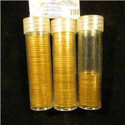 (49) 1953 D, (18) 1954 S, & (38) 55 D Uncirculated Cents, a few with spots.