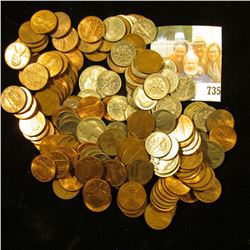 Glass Jar full of coins including some Buffalo Nickels and some silver, which I have not had time to