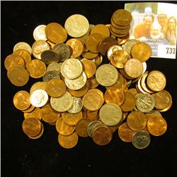 Glass Jar full of coins including some Buffalo Nickels and some silver, which I have not had time to
