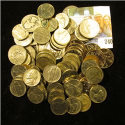 Approximately $10 face value in old unsorted U.S, coins including Silver.