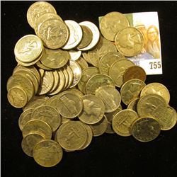 Approximately $15 face value in old unsorted U.S, coins including Silver.