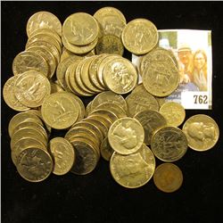 Approximately $15 face value in old unsorted U.S, coins including Silver.