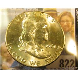 1961 D Franklin Half Dollar, Brilliant Uncirculated.