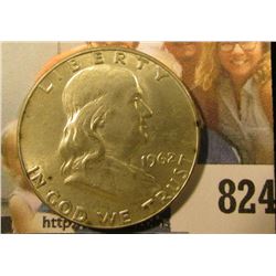 1962 D Franklin Half Dollar, Brilliant Uncirculated.