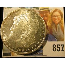 1880 S U.S. Morgan Dollar, Brilliant Uncirculated.