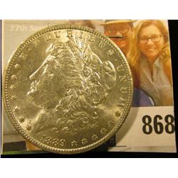 1889 P U.S. Morgan Dollar, Brilliant Uncirculated.