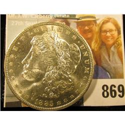 1885 O U.S. Morgan Dollar, Brilliant Uncirculated.