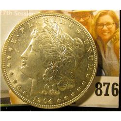 1904 O U.S. Morgan Dollar, Brilliant Uncirculated.