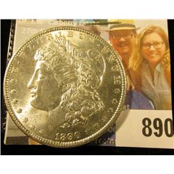 1890 P U.S. Morgan Silver Dollar, Brilliant Uncirculated.