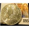 Image 1 : 1887 P U.S. Morgan Silver Dollar, Brilliant Uncirculated.
