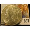 Image 1 : 1900 P U.S. Morgan Silver Dollar, Brilliant Uncirculated.