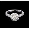 Image 2 : 1.06 ctw Diamond Ring - 14KT White Gold