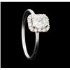 Image 4 : 0.87 ctw Diamond Ring - 14KT White Gold