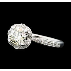 1.45 ctw Diamond Ring - 14KT White Gold