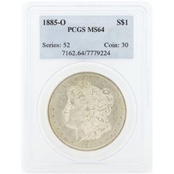 1885-O MS64 PCGS Morgan Silver Dollar