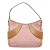 Image 1 : Gucci Pink Canvas Leather Monogram Shoulder Bag