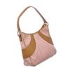 Image 2 : Gucci Pink Canvas Leather Monogram Shoulder Bag