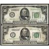 Image 1 : Lot of (2) 1928A $50 Federal Reserve Notes New York