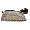 Image 4 : Gucci Brown Coated Canvas Leather Crossbody Bag