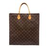 Image 1 : Louis Vuitton Monogram Canvas Leather Sac Plat Tote Bag
