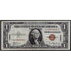 1935A $1 Hawaii Silver Certificate WWII Emergency Note