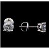 Image 2 : 1.47 ctw Diamond Stud Earrings - 14KT White Gold