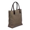 Image 3 : Gucci Brown Monogram Coated Canvas Leather Trim Tote Handbag