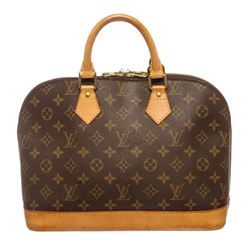 Louis Vuitton Monogram Canvas Leather Alma MM Handbag