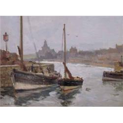 Colin Hunter, RA (1841-1904) Oil on canvas board 'Pennyween, Fifeshire', Signed and dated 1899, i...