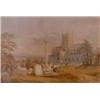 Image 1 : C Paton Watercolour 'Malvern Abbey Church' Inscribed and dated 7ins x 10.25ins...